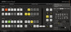 Blackmagic Design ATEM Television Studio video switcher interface with software controls on screen.