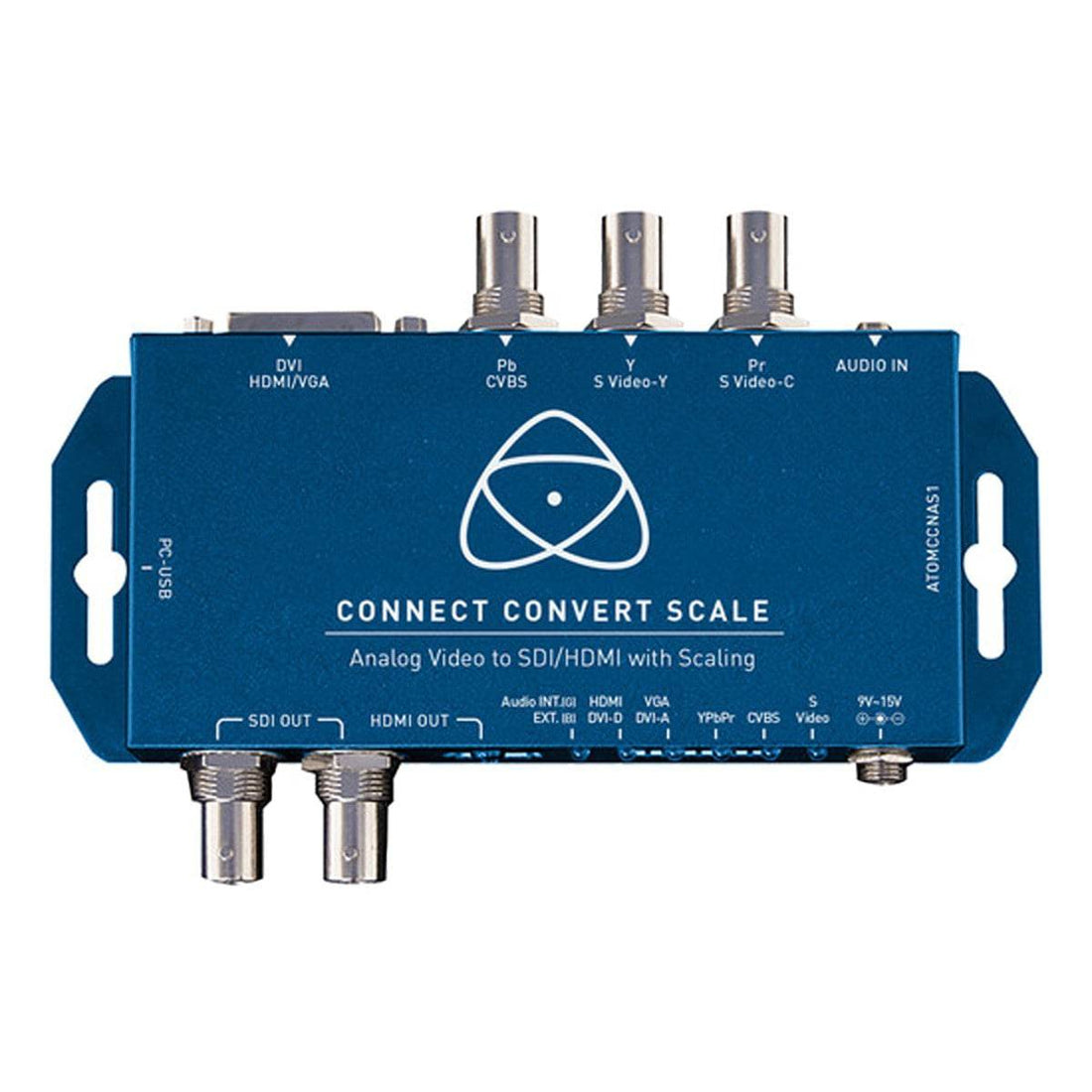Atomos Connect Convert A/D video converter showing input and output ports for analog to SDI and HDMI conversion. – image 1