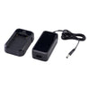 Atomos 2A fast battery charger for L-Series batteries, compact and efficient for quick charging of professional camera batteries.
