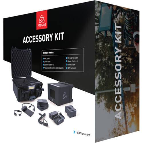 Atomos Full Accessory Kit for Shogun, Ninja Inferno, and Flame video recorders, includes cables, mounts, and protective cases. – image 2