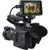 Atomos Ninja V 5-inch 4K HDMI portable monitor and recorder mounted on a camera for high-quality on-camera video monitoring.