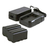 Atomos power supply kit for Shogun, Ninja Inferno, and Flame monitors, featuring a compact, reliable power adapter and cable.