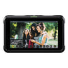 Front view of Atomos Shinobi SDI 5-inch 3G-SDI and 4K HDMI on-camera monitor showing screen and controls.