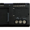 Atomos Shogun 4K HDMI and 12G-SDI video monitor with 7-inch display and control buttons, used for professional video recording.