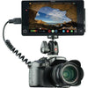 Atomos Shogun 4K HDMI/12G-SDI video monitor with 7-inch display, used for professional video recording and monitoring.