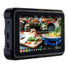 Atomos Shogun Classic 7-inch HDR video monitor recorder switcher with side view showing ports and controls.