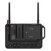 Rear view of Atomos SHOGUN CONNECT 7-inch network-connected monitor and recorder, showcasing ports and connectivity features.