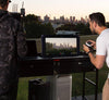 Atomos Sumo 19-inch HDR high-brightness monitor and recorder with switcher, showcasing its large screen and professional features.