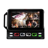 Atomos AtomX CAST live streaming accessory attached to Ninja V+ recorder, showcasing professional video streaming setup.