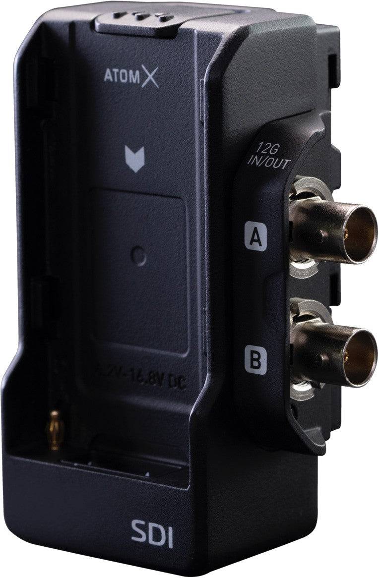 Atomos AtomX SDI Modular Expansion for Ninja V cinema camera, side view showing SDI ports and sleek design. – image 1