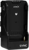 Atomos AtomX SDI Modular Expansion for Ninja V cinema camera connected to the device with SDI ports visible.