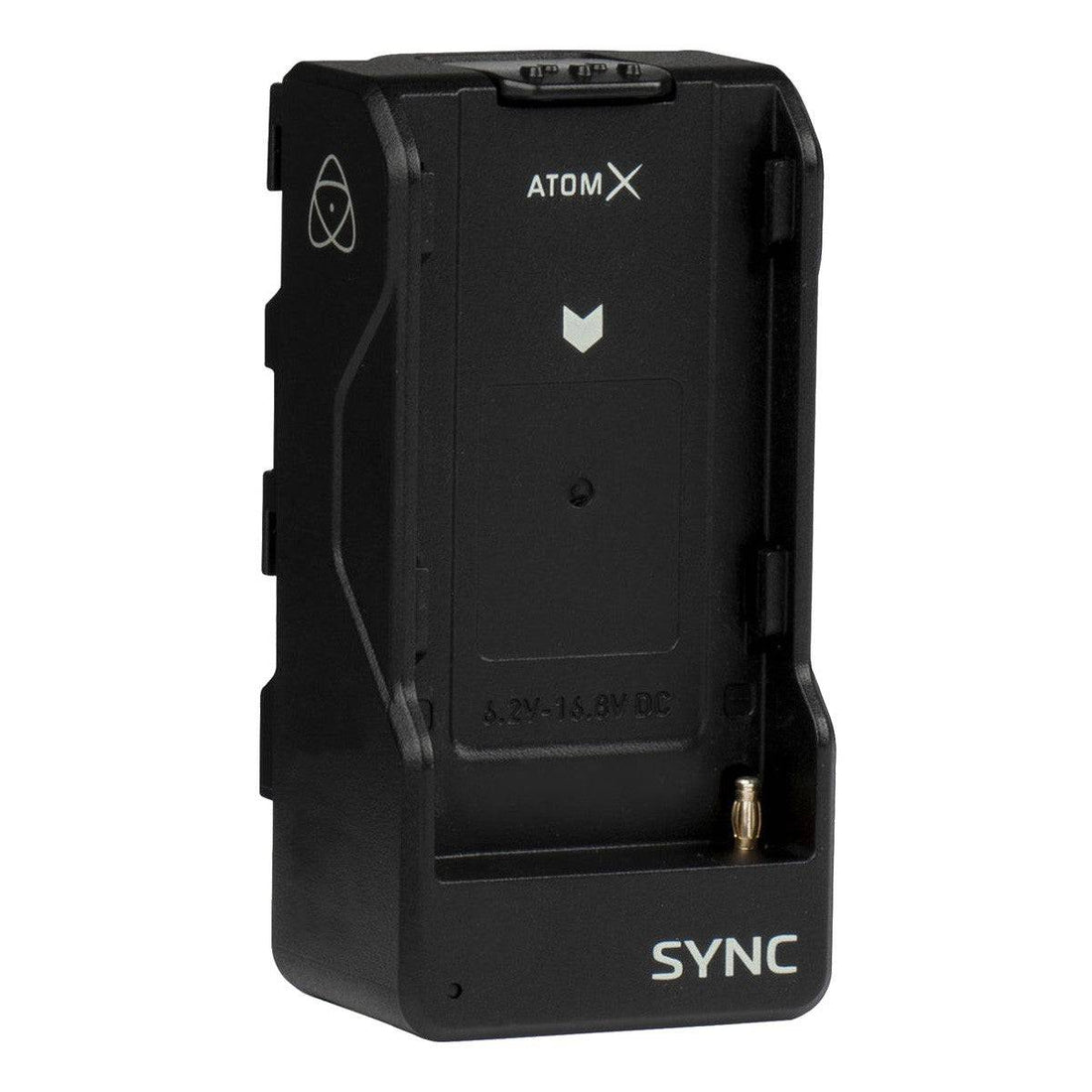 Atomos AtomX SYNC modular expansion for Ninja V on-camera monitor, showing the device with ports and connection features. – image 1