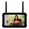 Atomos ZATO Connect 5.2-inch network-connected monitor and recorder with front view, featuring control buttons and display screen.