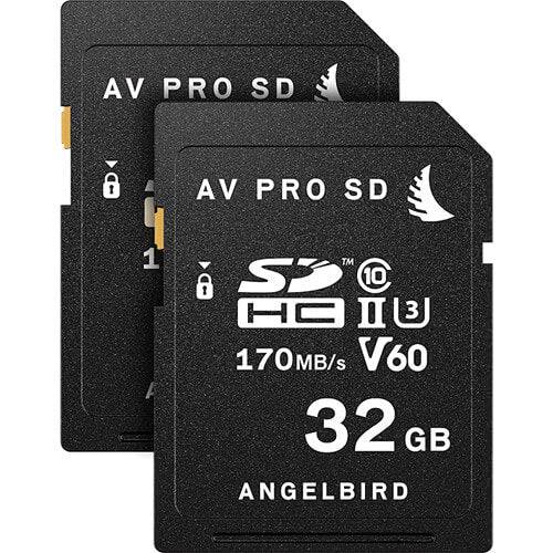Angelbird 32GB AV Pro MK2 UHS-II SDHC Memory Card (2-Pack) - Coremicro – image 1