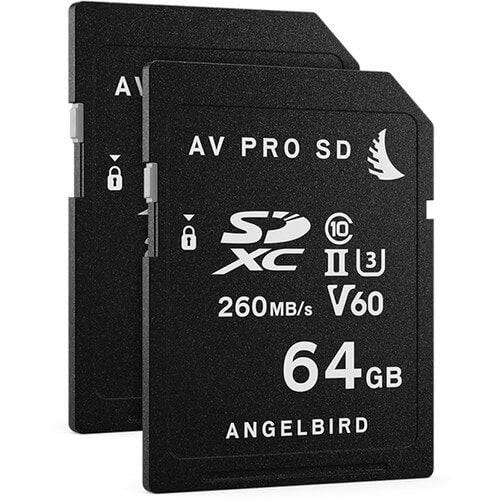 Angelbird 64GB AV Pro MK2 UHS-II SDXC Memory Card (2-Pack) - Coremicro – image 2