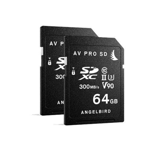Angelbird 64GB AV Pro Mk 2 UHS-II SDXC Memory Card (2-Pack) - Coremicro – image 1