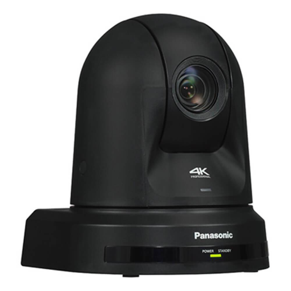 Panasonic AW-UE50 PTZ camera in black with AW-RP60 controller, showcasing professional-grade video streaming equipment. – image 3