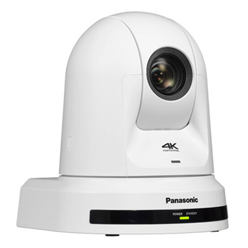 Panasonic 3x AW-UE50 PTZ camera in white with AW-RP60 controller for professional video production and broadcasting. – image 3