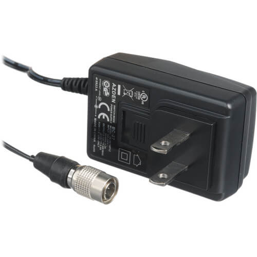 Azden BC-27H power supply unit with black casing and input/output ports, designed for professional audio equipment. – image 1
