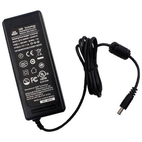 BirdDog 24VAC 5A power adapter for A200 and A300 cameras, featuring a compact power supply with cable connections. – image 1