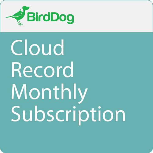 BirdDog Cloud Record (Monthly Subscription) - Coremicro – image 1