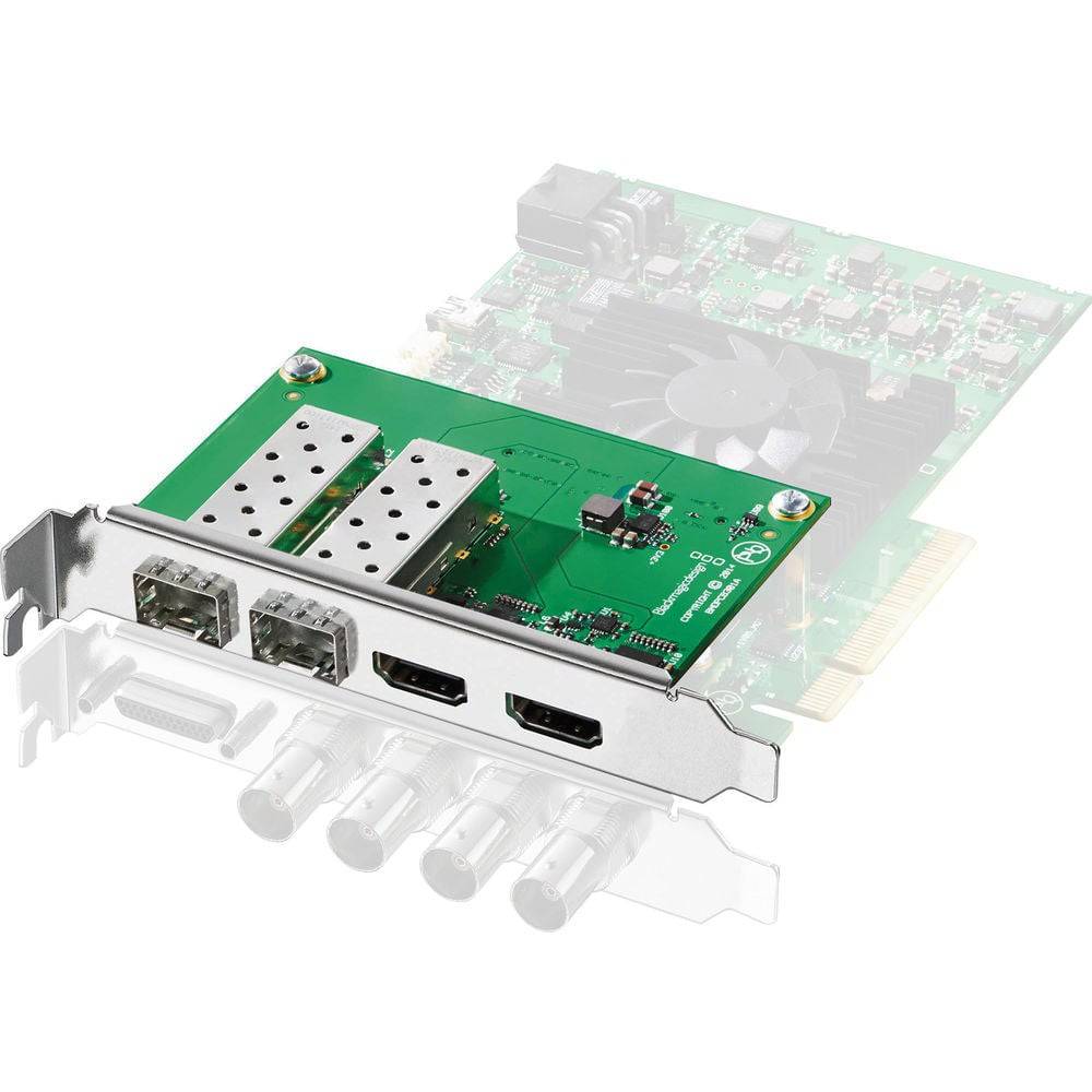 Blackmagic Design Decklink Quad HDMI and optical fiber mezzanine card for Decklink 4K Extreme 12G video capture device. – image 1