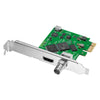 Blackmagic Design DeckLink Mini Monitor HD video capture device connected to a computer with a display showing video output.