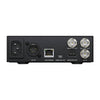 Rear view of Blackmagic Design Web Presenter HD streaming encoder showing input ports and connectivity options.