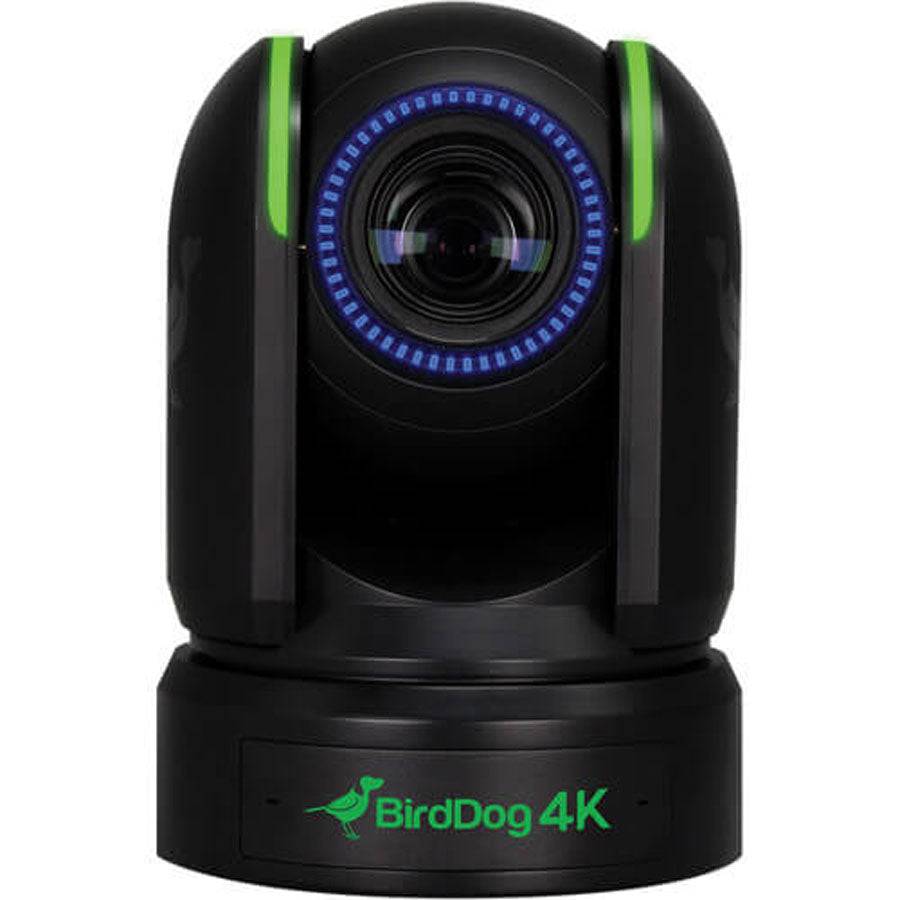 BirdDog P4K 4K Full NDI PTZ Camera showing front view with lens, control panel, and mounting options. – image 3