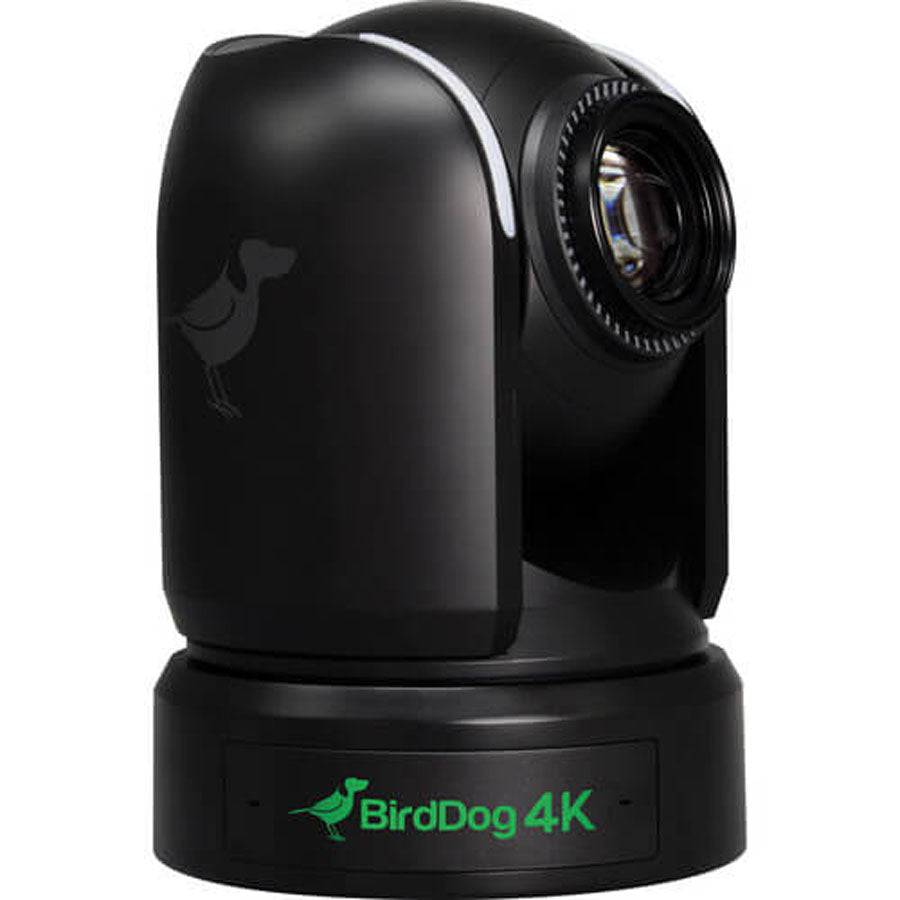 Side view of BirdDog P4K 4K Full NDI PTZ Camera showing its compact design and adjustable lens. – image 1