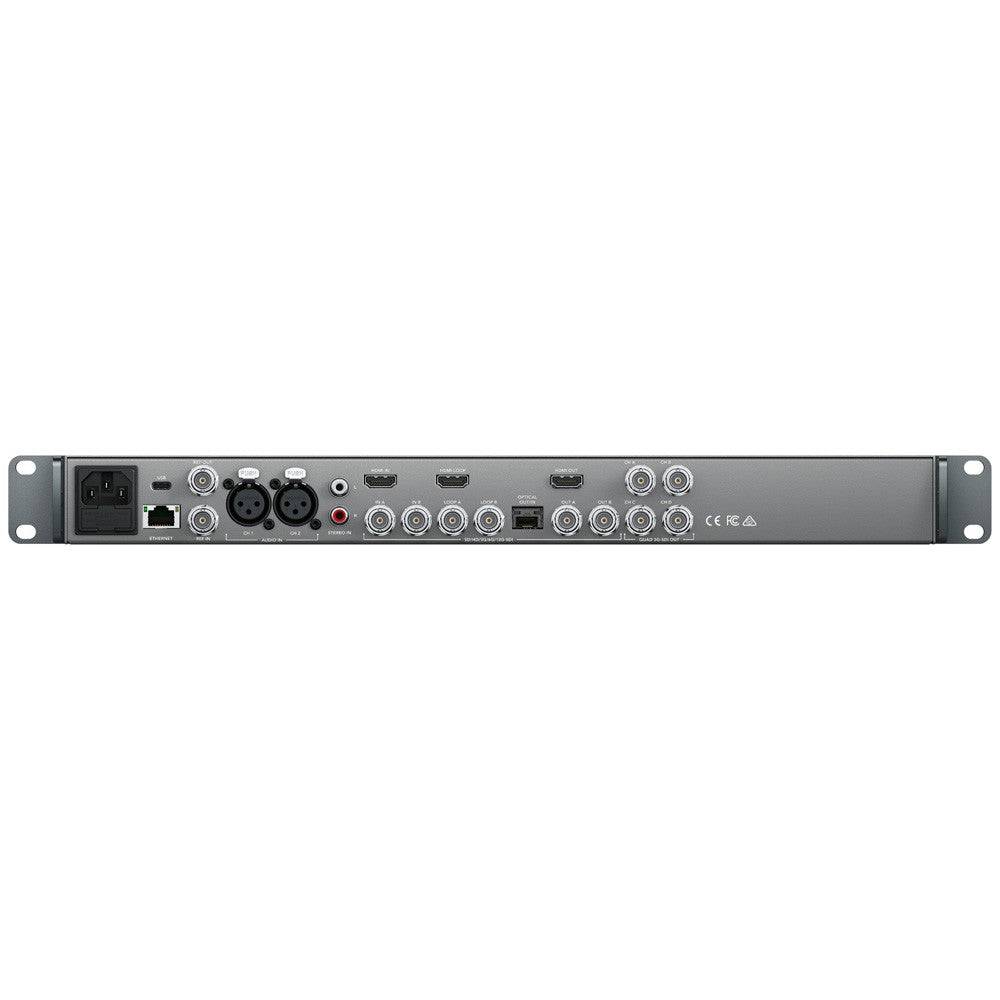 Blackmagic Design Teranex AV video processor with input and output ports shown from the back view. – image 3