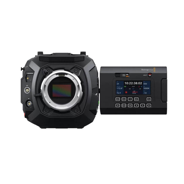 Blackmagic Design URSA Cine 12K cinema camera with EVF kit and PL mount, showing the camera body and viewfinder attached. – image 5