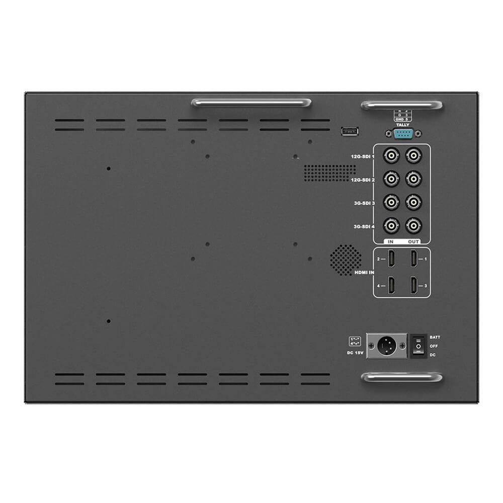 Lilliput 15.6" 12G-SDI 4K Carry-On IPS Monitor (Gold Mount) - Coremicro – image 3