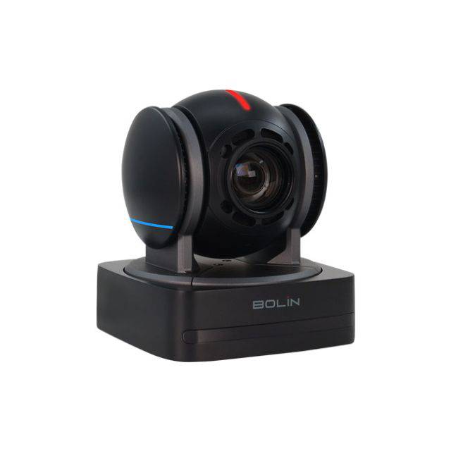 Bolin Technology B2-220 FHD PTZ Camera in black with 20X zoom, featuring a sleek design and adjustable lens for high-quality video. – image 1