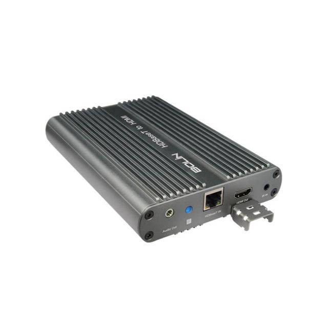 Bolin Technology BL-BR4K-1 4K HDBaseT receiver for streaming, featuring PoH connectivity and compact design – image 1