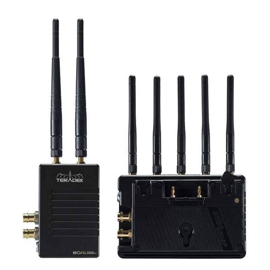 Teradek Bolt 3000 XT wireless video transmission set with 3G-SDI and HDMI connectors for professional production use – image 1