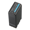 Sony BP-U90 lithium-ion battery for video cameras, 14.4V, 85Wh, shown in the product image.