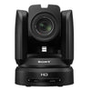 Sony BRC-H800 HD PTZ camera with 1-inch CMOS sensor, black finish, front view showing lens and control panel.