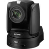 Sony BRC-X1000 4K PTZ Camera with 1" CMOS sensor, black, featuring PoE+ for professional video production and live streaming.