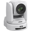 Sony BRC-X1000/WPW 4K PTZ camera with 1-inch CMOS sensor in white, featuring PoE+ for professional video broadcasting.