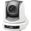 Sony BRC-Z330 high definition PTZ camera with adjustable lens and professional mounting for live video broadcasting.