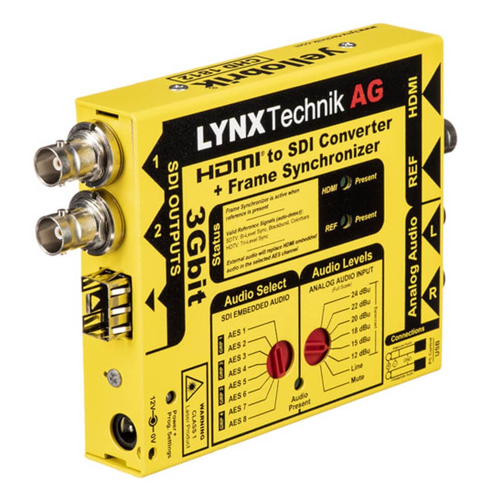 Lynx Technik yellobrik HDMI to 3G-SDI Converter with Frame Synchronizer - Coremicro – image 1