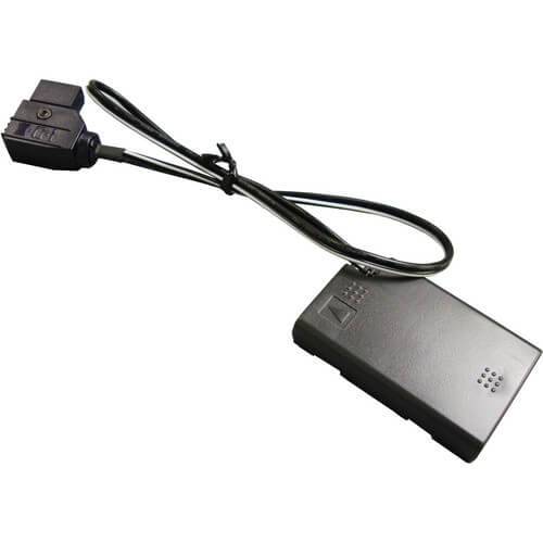 IDX System Technology D-Tap to Panasonic HPX170/HVX200/DVX100B dummy battery cable for video cameras, shown in the image. – image 1