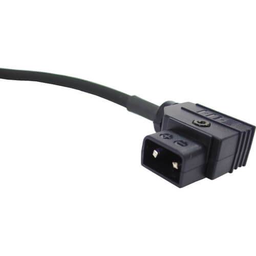 IDX System Technology DC cable for Canon CINE-SERVO lens, showing connection to video camera in a professional setup. – image 3