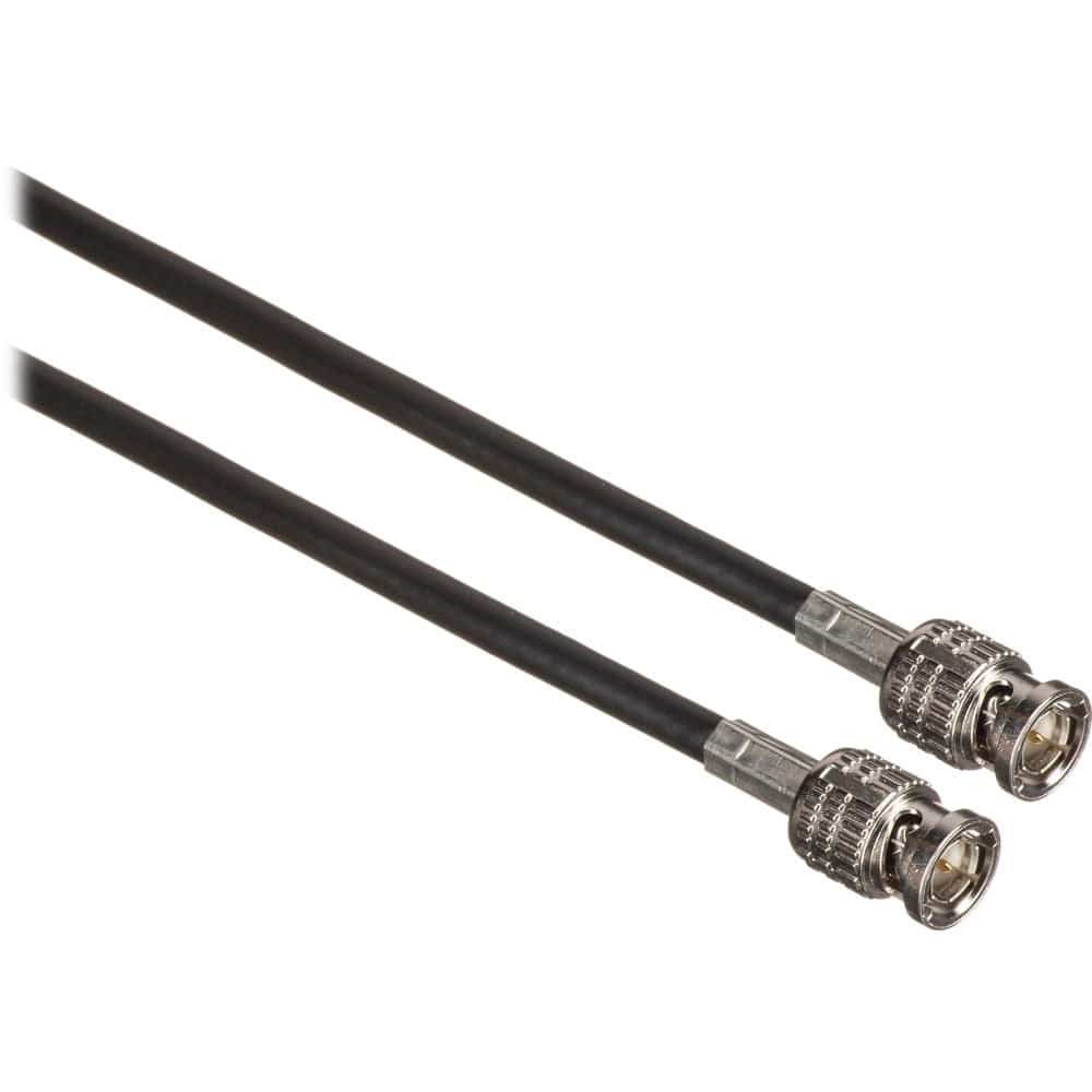 Canare L-3CFW 6-ft flexible 3G-SDI RG59 SDI cable with BNC connectors, designed for professional video and broadcasting applications. – image 1