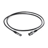 Blackmagic Design Micro BNC to BNC female SDI cable, 27.6 inches, with black connector ends and flexible cable for professional video.