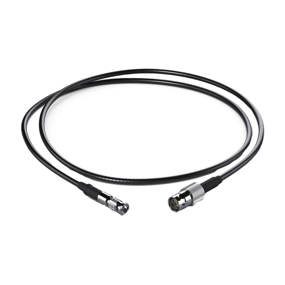 Blackmagic Design Micro BNC to BNC female SDI cable, 27.6 inches, with black connector ends and flexible cable for professional video. – image 1