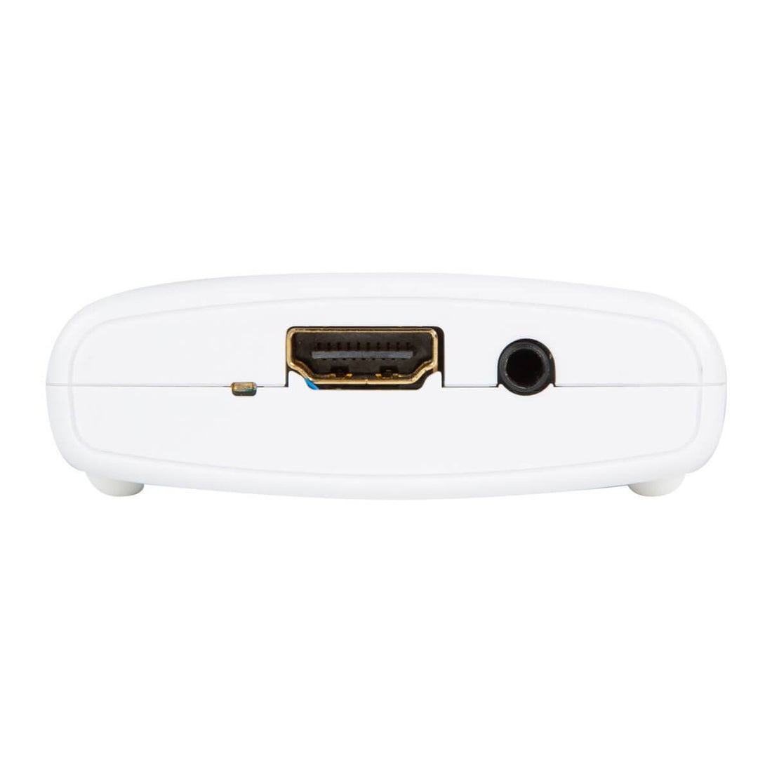 Datavideo CAP-2 HDMI to USB 3.0 video capture device shown from the front, compact design for recording HDMI video sources. – image 3