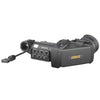 Sony CBK-VF02 Color LCD HD Viewfinder attached to a professional video camera, showcasing high-resolution display for accurate framing.