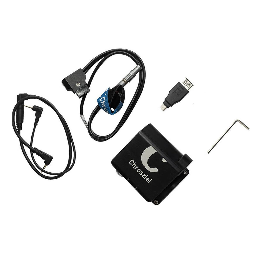 Fujinon Chrosziel Zoom Control Kit for FUJINON MK lenses, featuring ergonomic handles and control units for precise zoom management. – image 3